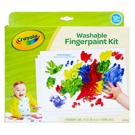 Crayola Washable Fingerpaint Kit 81-1452